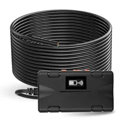 F270 wifi endoscópio câmera 8mm lente 1080p à prova dwaterproof água mini borescope tubo rígido fio 2m cabo