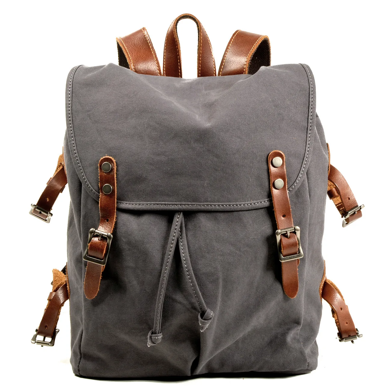 Рюкзак с копией мировой войны винтажный Холщовый Mochila Masculina Militar Lona рюкзак для