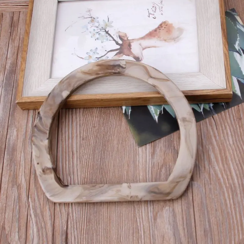Purse Frame Bag-Handle Bags-Accessories Handbag Bamboo Wood Resin Round for DIY New-Fashion