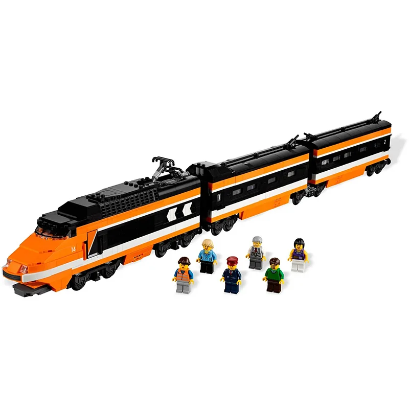 

For legoing Technic Horizon Express Sets Battery Powered Electric Sky High speed Train Freight Building Blocks Toys for Children