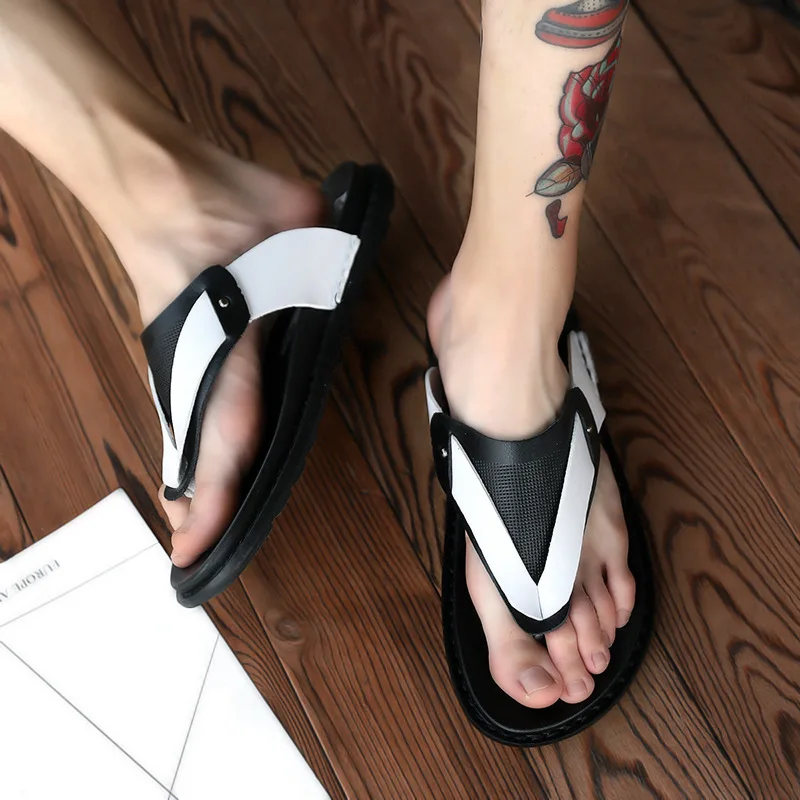 

Slipper Men's Korean-style Trend Flip-flops Outdoor Anti-slip Cool Sandals Wear-Resistant Casual Sandals