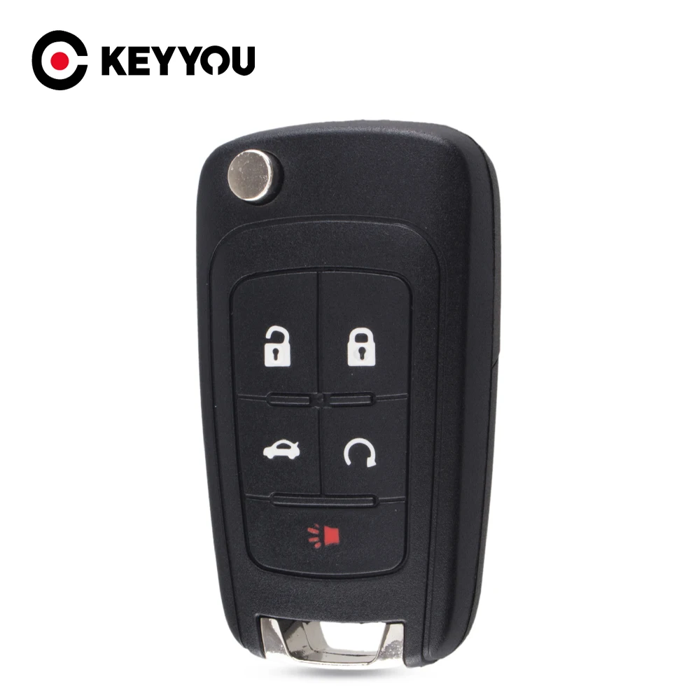 Ключ для автомобиля KEYYOU Chevrolet Cruze Epica Lova Camaro Impala 2 3 4 5 кнопочный HU100 | Автомобили и