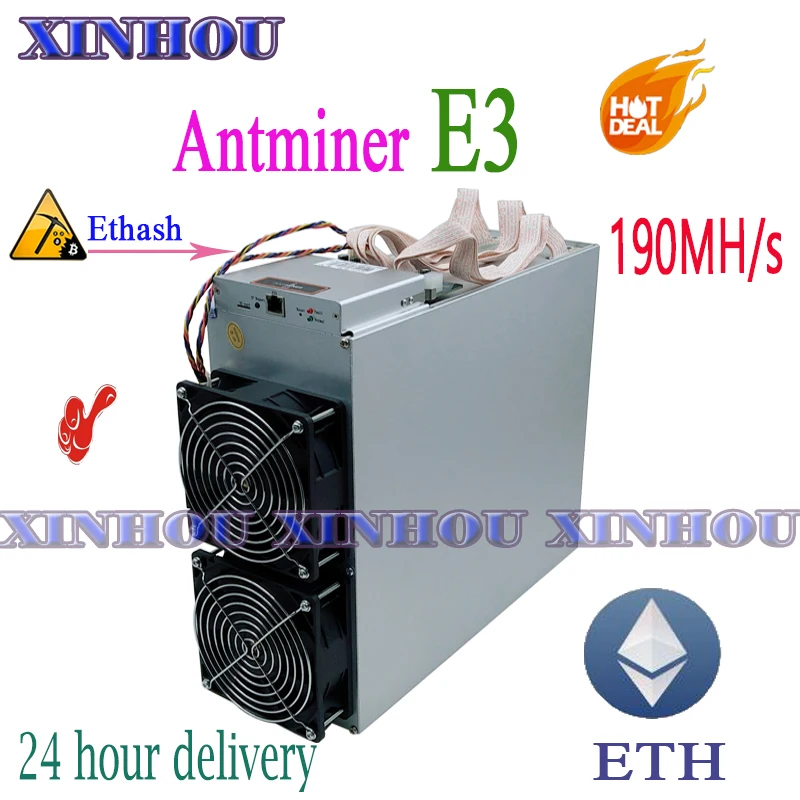 Майнер ETH Ethereum Antminer E3 190MH/S Asic Ethash no PSU и т. д. майнинговая машина лучше чем S9 S9i T9