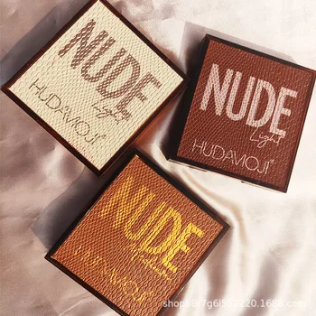 

The new web celebrity recommend trill HUDAMOJI nine color eye shadow quickly mashed potatoes matte pearl