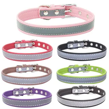 

Dog Cat collar 7 colors Neckband Adjustable collars in 4 sizes Suitable for small and medium dogs kitten puppy Pet supplies