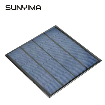 

SUNYIMA 3W 12V Solar Panel China Flexible Solar Cells DIY Polysilicon Plate Painel Solars Charger For Phone Battery Power Bank