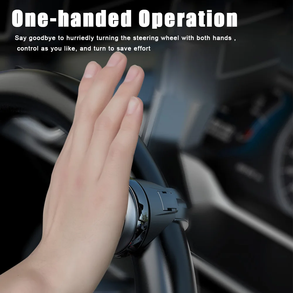 Universal Car Steering Wheel Booster Ball Labor Saving Turning Spinner Knob Bearing Power Handle Holder Automotive Accessories