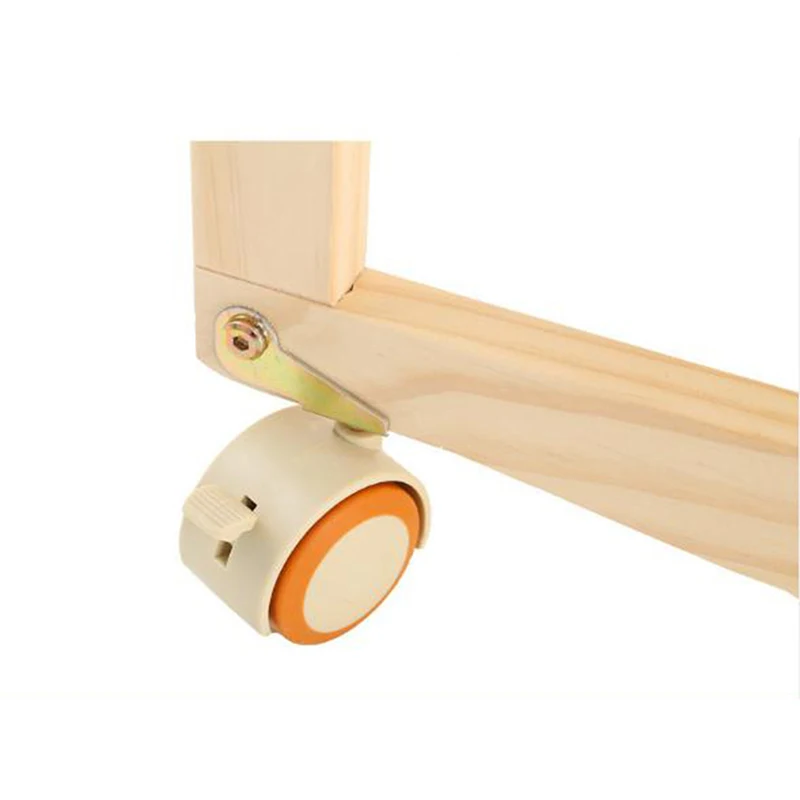 Universal Crib Swivel Casters Cabinet Clamp With Brake Wheels Furniture Support Leg For Chairs Baby Bed Accessories 1PC | Мать и ребенок