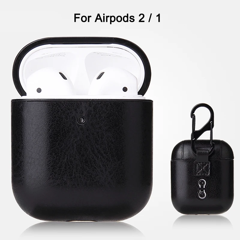 Роскошный кожаный чехол для Apple Airpods Pro, противоударный чехол для Air pods 3 Pro, защитный чехол на крючок для Airpods Pro 3 2 1, чехол