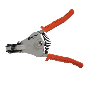 

SHEFFIELD S035011 Automatic Wire Stripper 1-3.2mm Peel Length 24mm