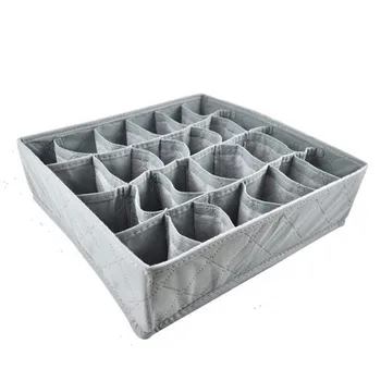 

Multi-size Bra Underwear Organizer Foldable Home Storage Box Non-woven Wardrobe Drawer Closet Organizer For Scarfs Sock WF1020