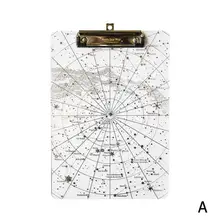 А4 прозрачная звезда файл доска небо клип доска блокнот Файл Папки держатели документов канцелярские товары школьные офисные принадлежности