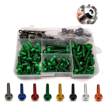 

Motorcycle Accessories CNC Aluminum Full Fairing Bolt Kits Bodywork Screws Fit For Buell 1125CR 1125R M2 Cyclone MODEL XB12Scg