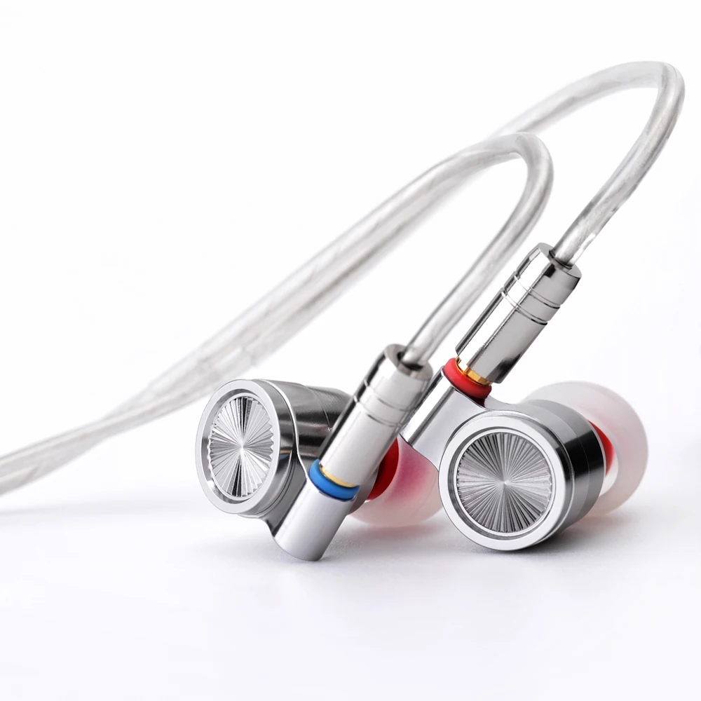 Металлическая гарнитура TIN HIFI T4 10 мм CNT Carbon Nanotube с динамическим драйвером в