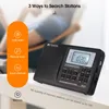 Radio FM stéréo/MW/SW V111, récepteur de bande mondiale DSP