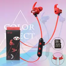 Xt22 Bluetooth Wireless Headphone Support Tf Sd Card Earphones With Mic Bass Hifi Headset Stereo Sports Earbuds For iphone 11 10