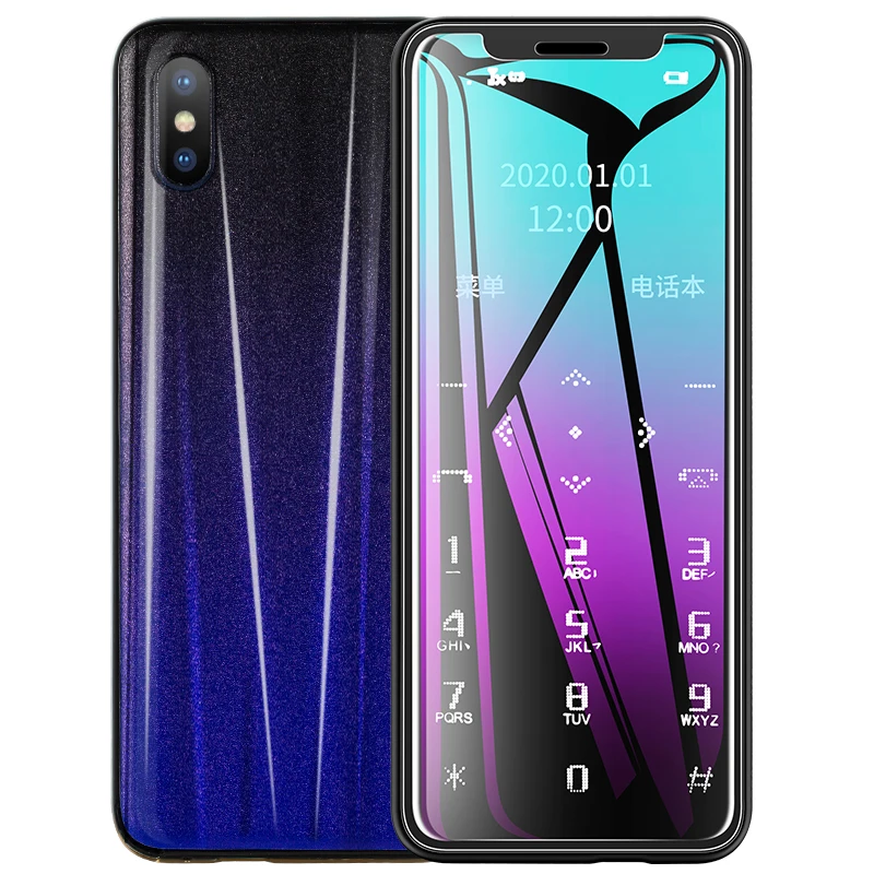 Ультратонкий маленький сотовый телефон R11 мини-карта портативный студенческий