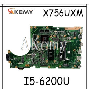 

Akemy For Asus X756U X756UWK X756UQK X756UXM X756UV X756UX Laotop Mainboard X756UXM Motherboard with I5-6200U GTX950M