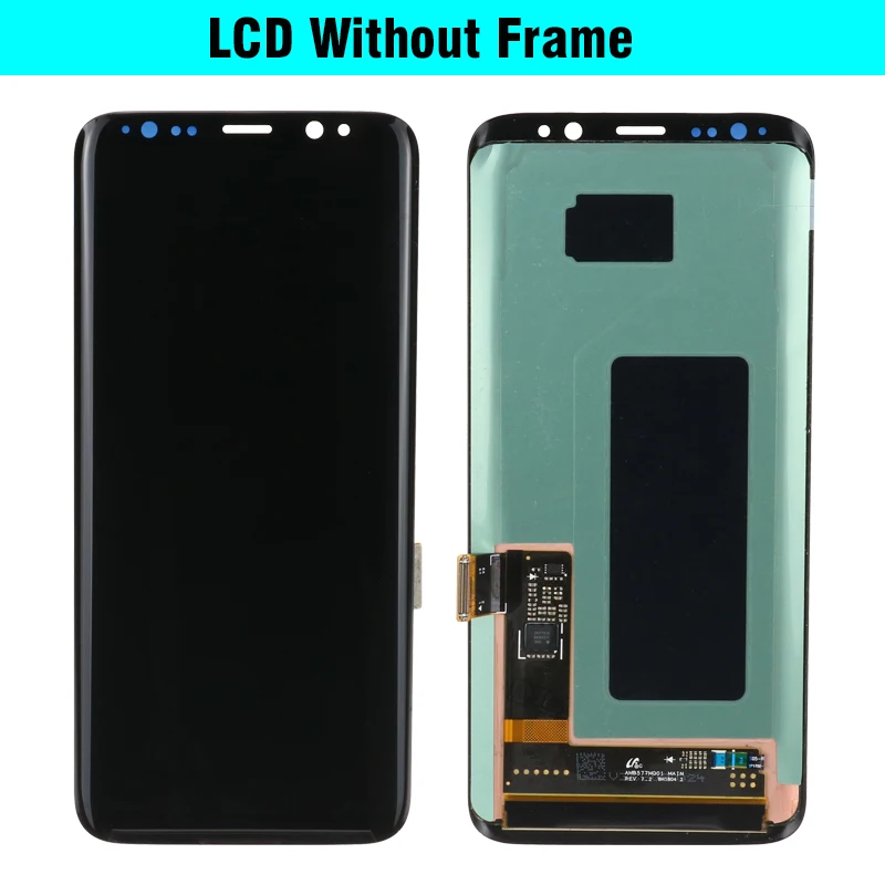 Супер AMOLED для Samsung Galaxy S8 plus G950 G950F G955fd G955F сгоревший теневой ЖК дисплей с