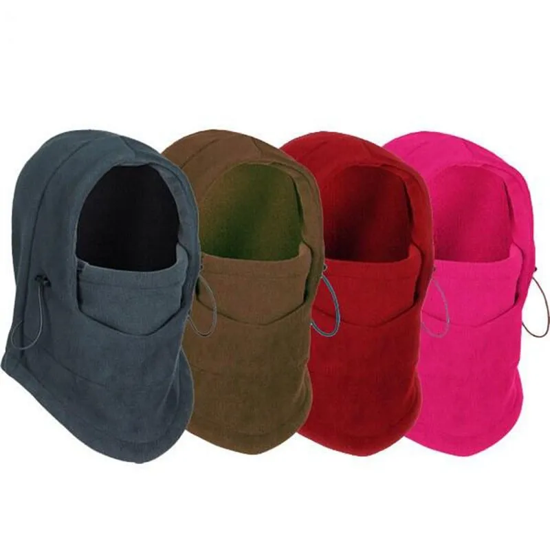 

Winter Thermal Fleece Hats Men Neck Warmer Hat Ski Hat Face Mask Windproof Cap Balaclava Sport Running Cycling Hiking Unisex Hat