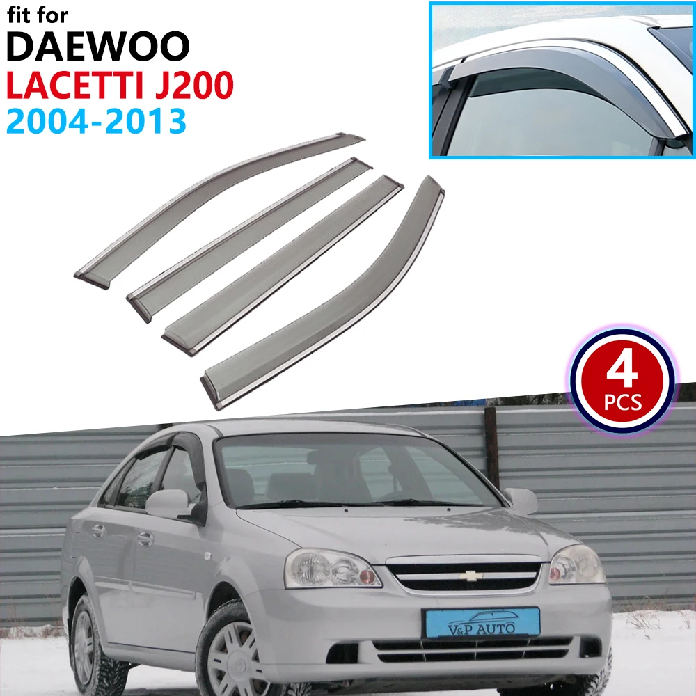

for Daewoo Lacetti Chevrolet Optra 2004~2013 Window Visor Vent Awnings Rain Guard Deflector Cover Car Accessories 2008 2009 2010