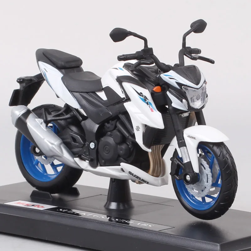 Maisto 1/18 Scale Mini SUZUKI GSX-S750 ABS GSXS750 Bike Model Diecasts & Toy Vehicles Street Motorcycle For Kids Miniature Hobby