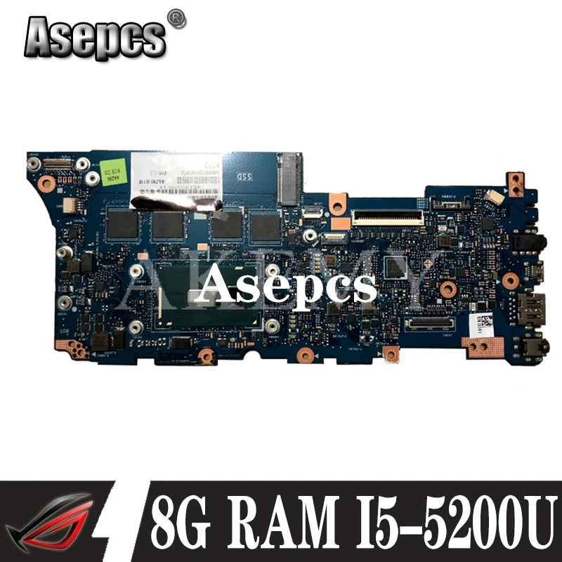 Akemy UX305LA Laptop Moederbord Voor Asus Zenbook UX305 UX305L U305L U305LA Moederbord 100% Test Ok 8G Ram I5-5200U Cpu Akemy UX305LA Laptop Moederbord Voor Asus Zenbook UX305 UX305L U305L U305LA Moederbord 100% Test Ok 8G Ram I5-5200U Cpu