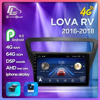 

4G Lte Android 9.0 Car multimedia navigation GPS DVD player For Chevrolet LOVA RV 2016 2017 2018 years IPS screen Radio