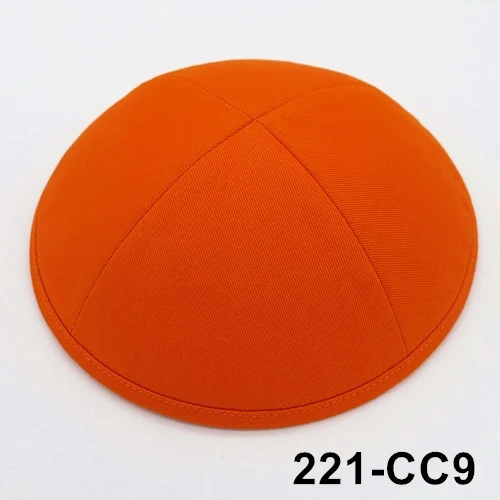 Хлопок саржа kippah 19 см kipa Kippot Еврейская шляпа Skullies & Beanies Yarmullka крышка черепа|skull