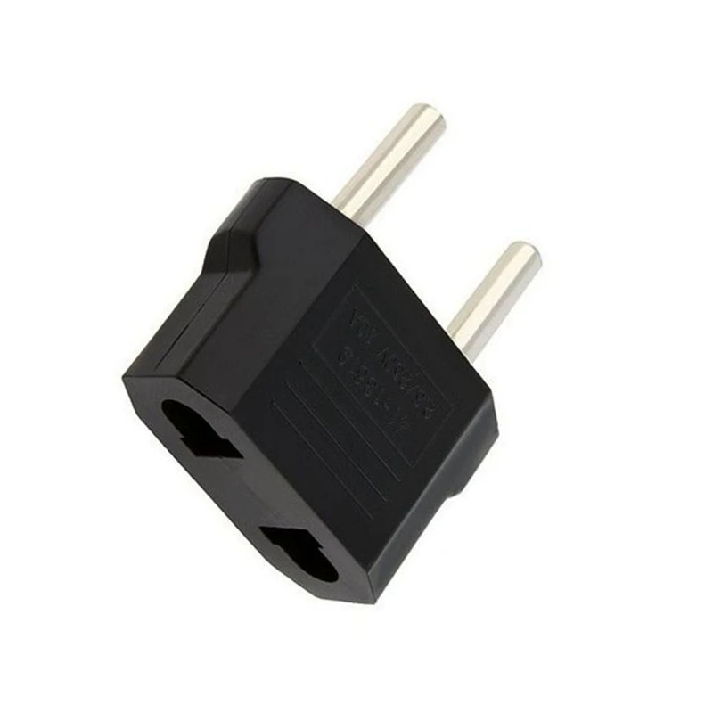 

Mini Universal Plug US To EU Europe Travel Adapter Portable Wall AC Power Charger Outlet Adapter Converter 220V 10A