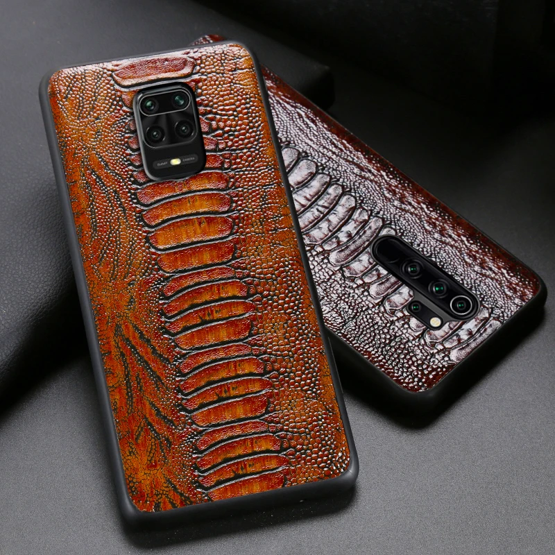 Кожаный чехол для телефона Xiaomi mi-8 A1 A2 A3 Lite 5X 6X Mix 2s 3/Redmi 6 6A 7 7A 10X 4G K20 K30 Pro страуса