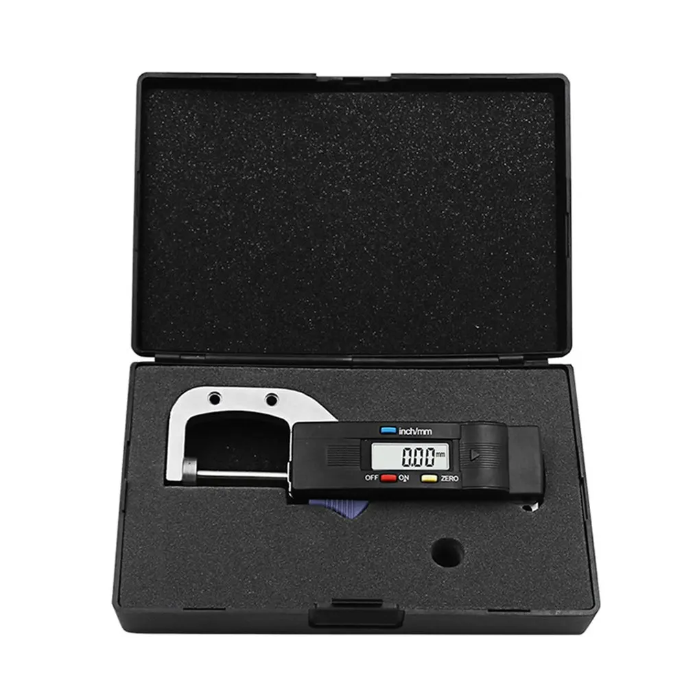 

0-25mm Digital Horizontal Thickness Gauge 0.01mm Jewelry Pearl Ruler Round Diameter Metal Measuring Thickness Meter Micrometer