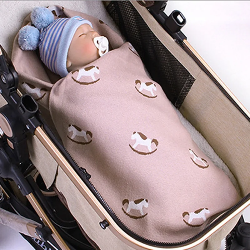 Новое Детское Пеленальное Одеяло s хлопковое мягкое детское обертывание конверт для новорожденных одеяло вязаные детские одеяла детское одеяло постельные принадлежности