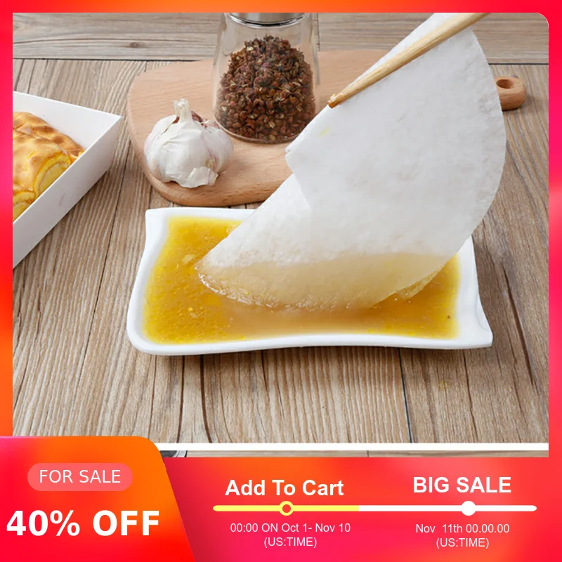 

12pcs Blotting Paper Kitchen Soup Kitchen Tools Oil Film Food Oil-Absorbing Cotton Safe Non-toxic Food Oil Absorbing Paper