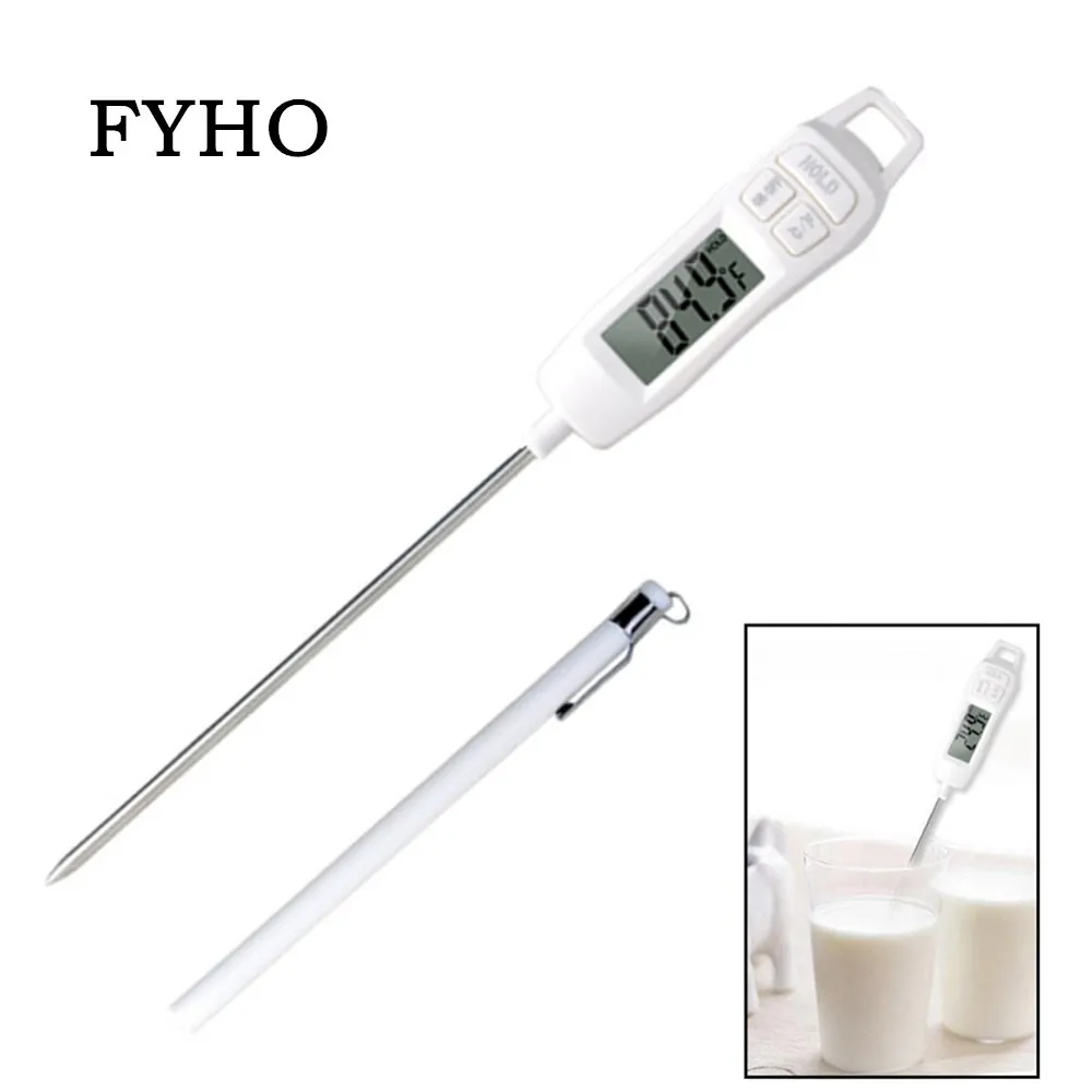 Digital Thermometer Kitchen Meat Needle Electronic Food BBQ Cooking Drinking Thermometers HY42 | Инструменты
