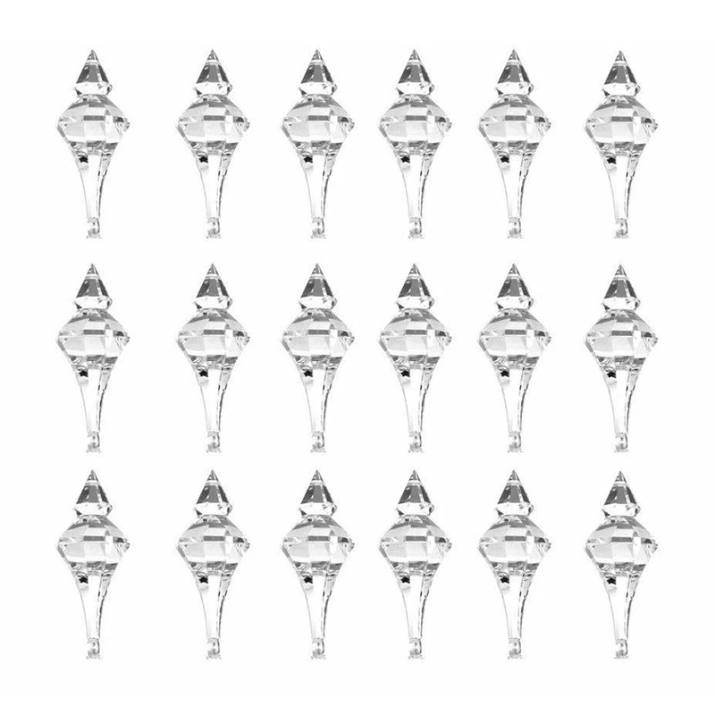 

60 Acrylic Crystal Pendant Beads Garland Chandelier Hanging Pendants Wedding Curtains Party Decor Home Decoration Birthday Gifts