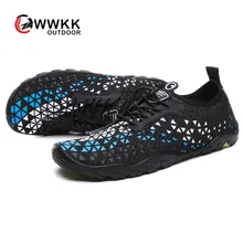 WWKK водонепроницаемая обувь мужская летняя дышащая обувь пляжные сандалии акваобувь Мужская река море тапочки Дайвинг Плавание Tenis Masculino