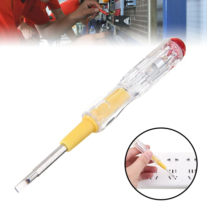 1pc 100500v Led Electric Test Tester Pen Screwdriver Multifunctional