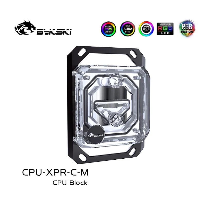 Bykski CPU Block Use for INTEL LGA115X 1200 1700 2011 /AMD Ryzen 3/5/7 X470 X570 Water Cooler Radiator CPU-XPR-C-M/CPU-XPR-C-I 20 H8b8810e1388c48e5aa6d44893a7f9a1eV