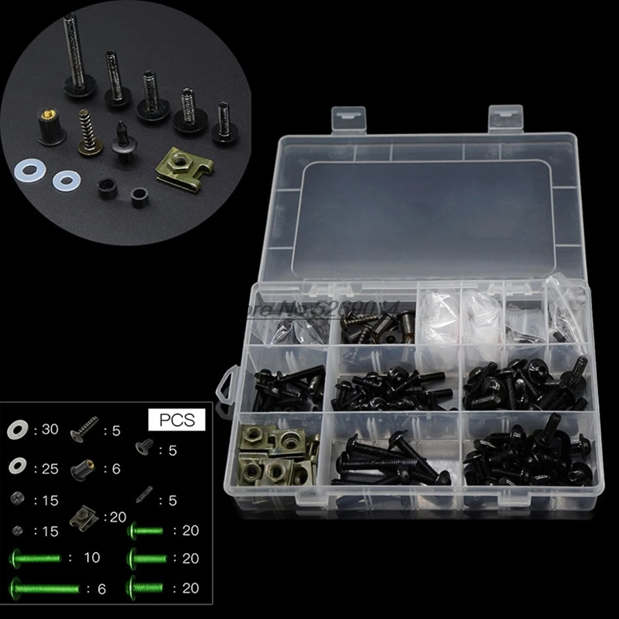 Крышка мотоцикла полный обтекатель болты для корпуса гайки с резьбой для Honda Cb 1000R Ducati Scrambler Vstrom Dl650 Mv Agusta F3