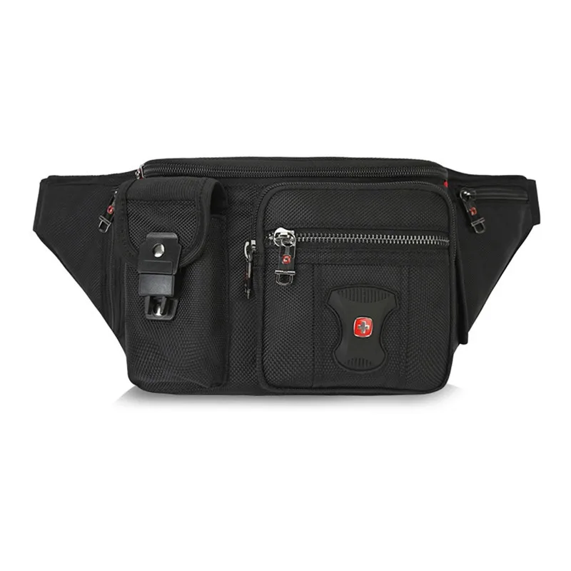 

2019 Summer Top Grade Black (Men's) Wallet Outdoor Sports Chest Pack Multi-functional Waterproof Oxford Shoulder Bag Batch