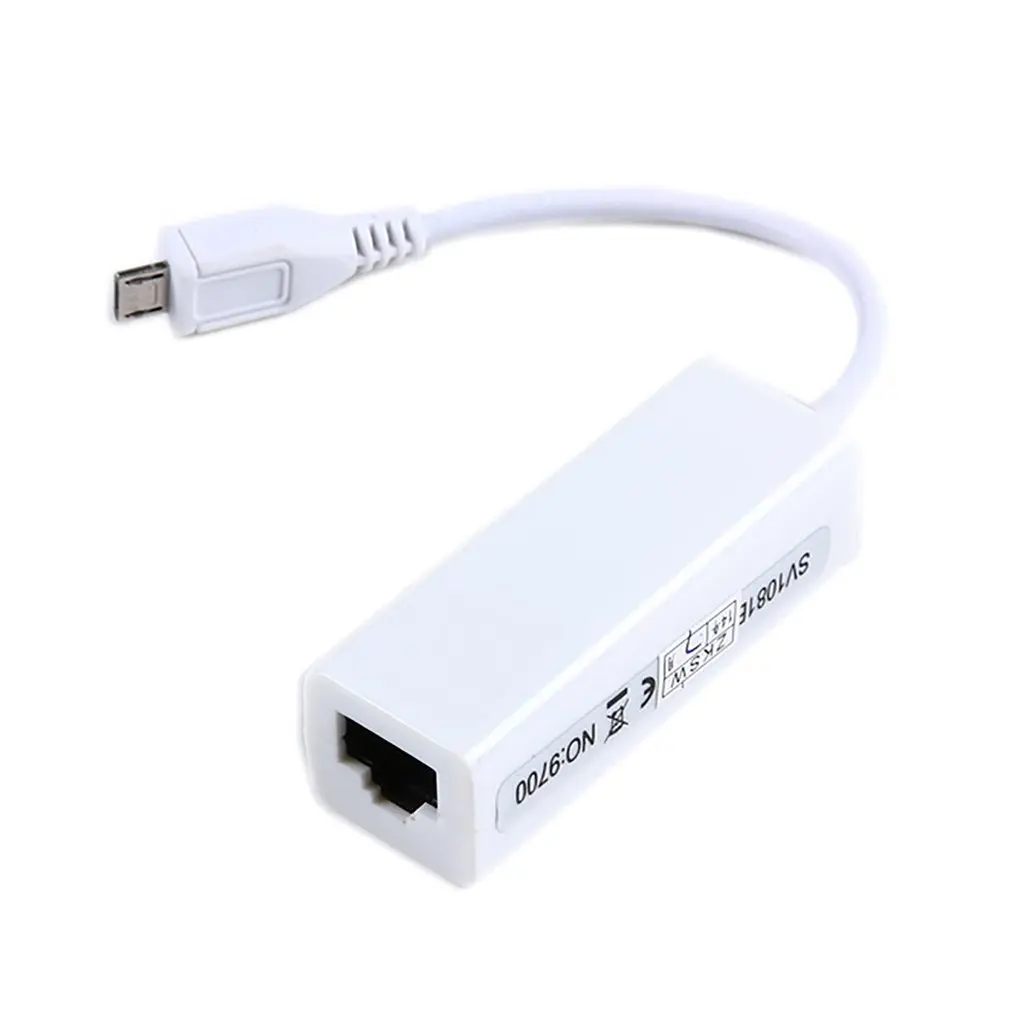 Micro USB 2 0 5-контактный Ethernet 10/100 Мбит/с RJ45 сетевой адаптер LAN Карта для планшета |