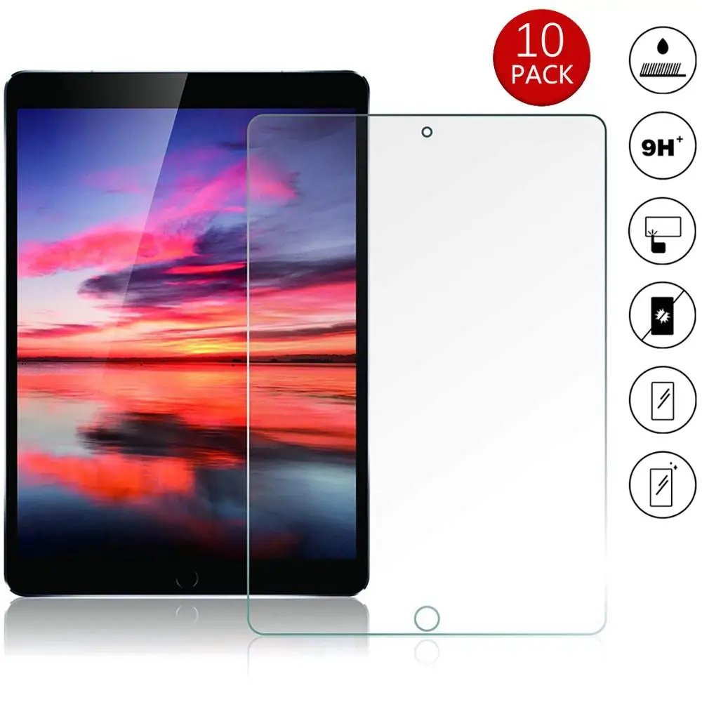 10 шт для 2019 iPad 2 Pro 11 Air 3 5 Экран протектор из закаленного стекла 9 7 4 6 7th мини на