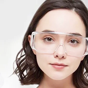 

Eyes Protection Goggles Anti-shock Anti-spray Anti-dust Transparent Glasses Chemical Lab Eyewear Goggles