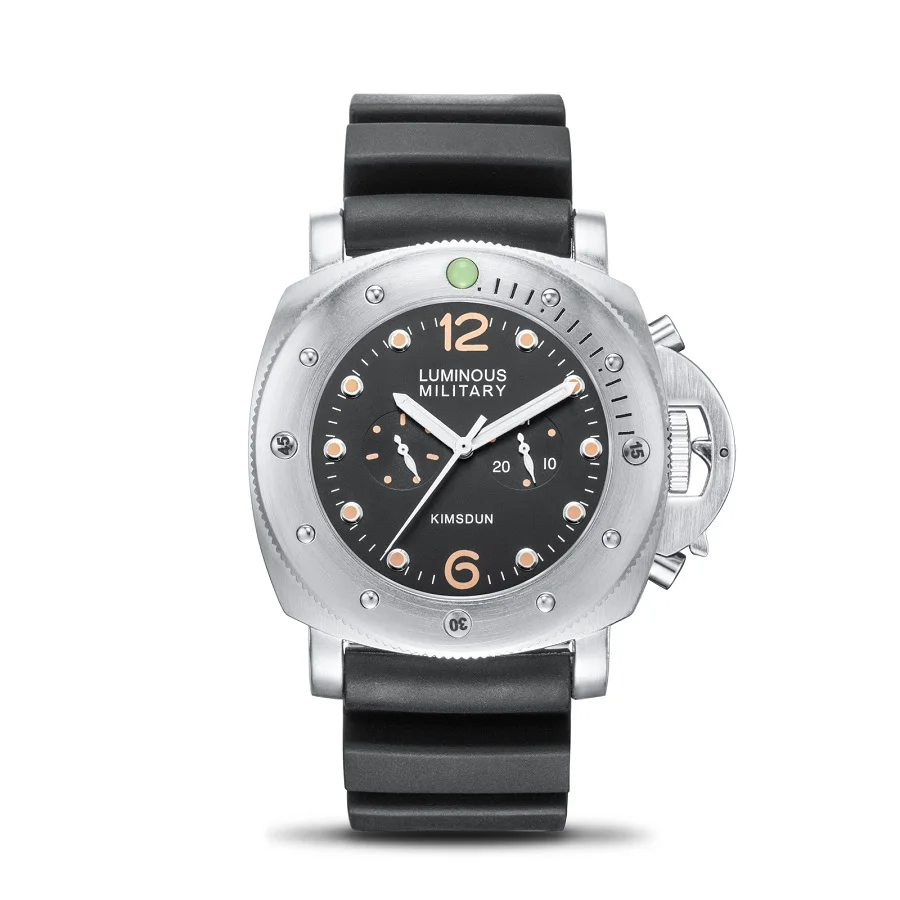 Высокое качество KIMSDUN мужские часы лучший бренд класса люкс водонепроницаемые военные часы Мужские автоматические механические ручные часы Reloj hombre