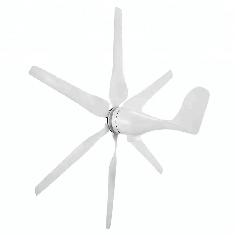 

Wind Turbine Generator 800W 600W DC 12V 6 Blade with Controller for Marine RV Homes Industrial Energy