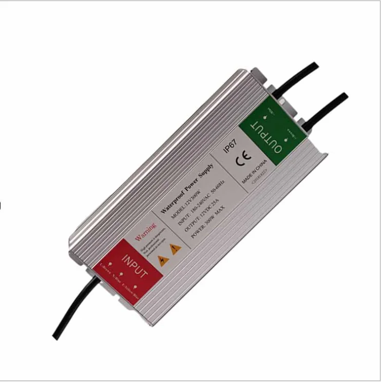 Акция 12V 25A 300W полный водонепроницаемый переключатель питания светодиодный инженерный свет водонепроницаемый источник питания