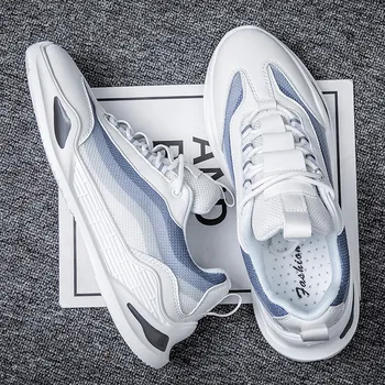 

New men's casual shoes air cushion mesh breathable wear-resistant heat 2020 fitness coach sports shoes cost male sports shoes