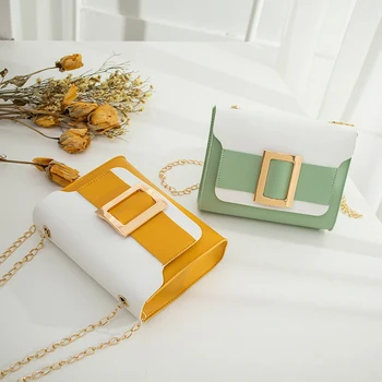 

Women Shoulder Bags Leather Flap Small Chain Messenger Crossbody Bag Ladies Zipper Mini Bags PU Leather Clutch Bolsa Feminina