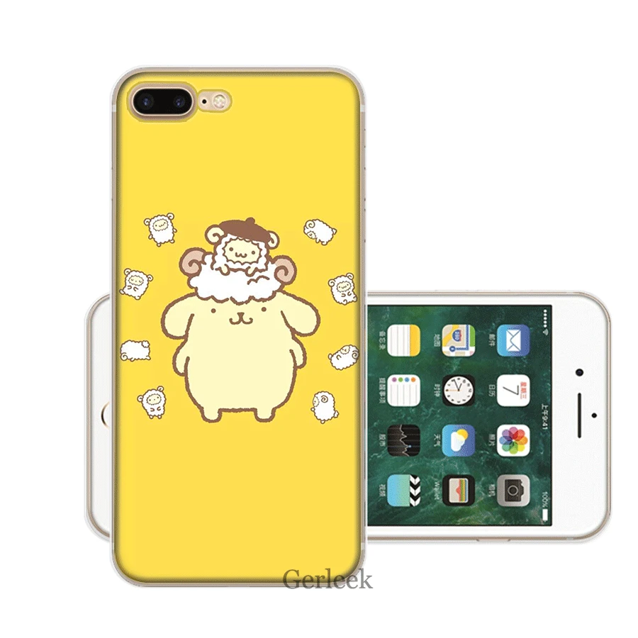 Чехол для мобильного телефона iPhone 11 Pro 6 6s 7 8 P Lus iPhone XR X XS Max 5 5S SE Shell Cute pompomparin Прекрасный жесткий чехол